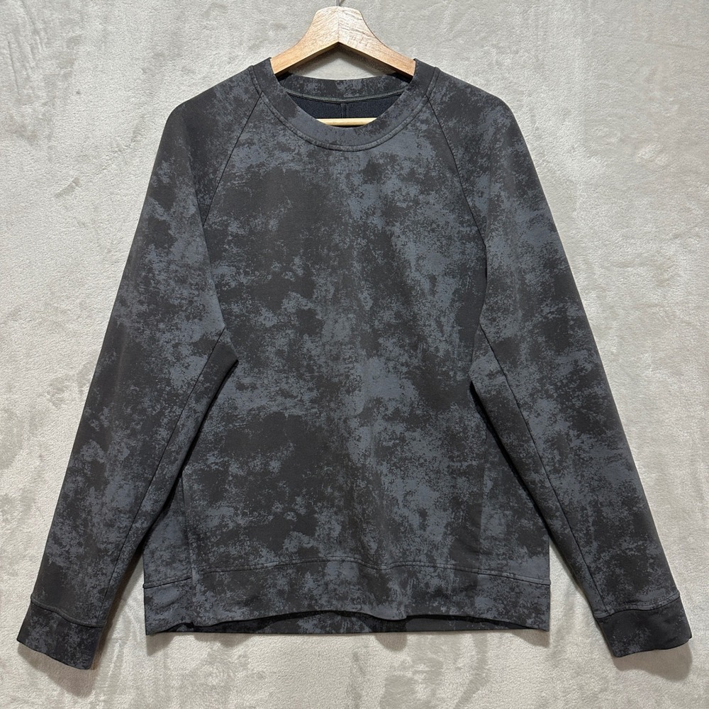 Lululemon Men's Large City Sweat Crew Astral Graphite Grey Asphalt Gray